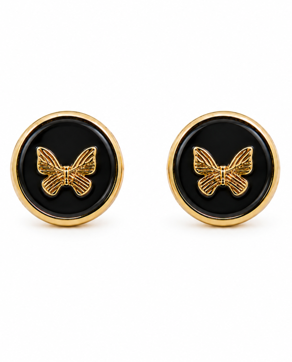 Aros Marfil Butterfly