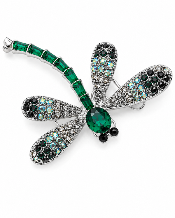 Broche Libélula Forest Crystal