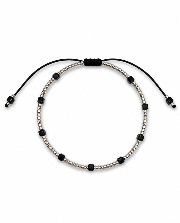 Pulsera Noir Silver