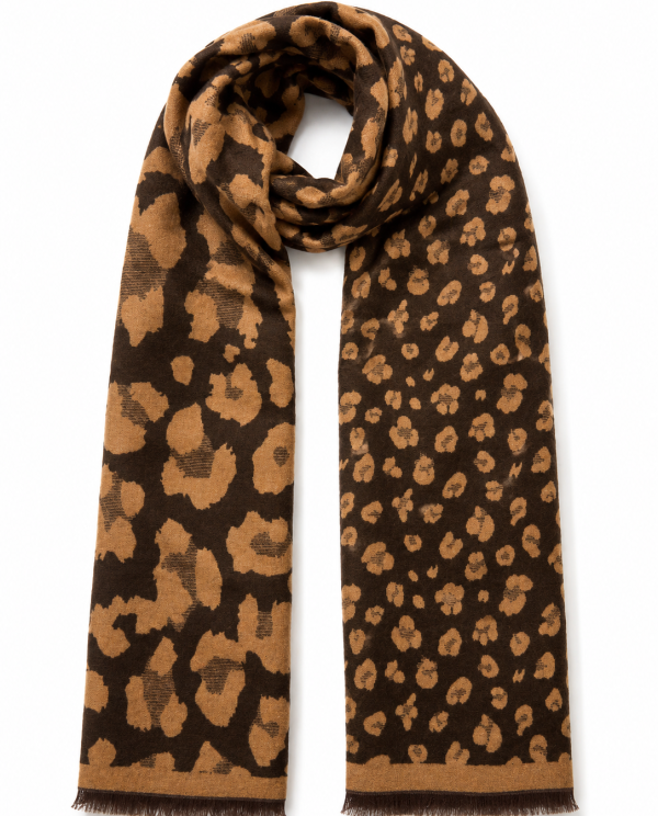 Bufanda Leopard Mocha
