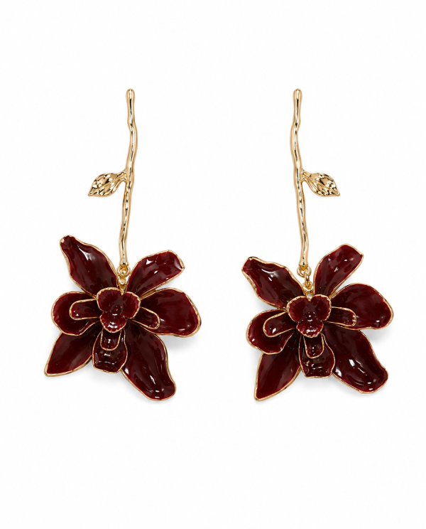Aros Flor Burgundy