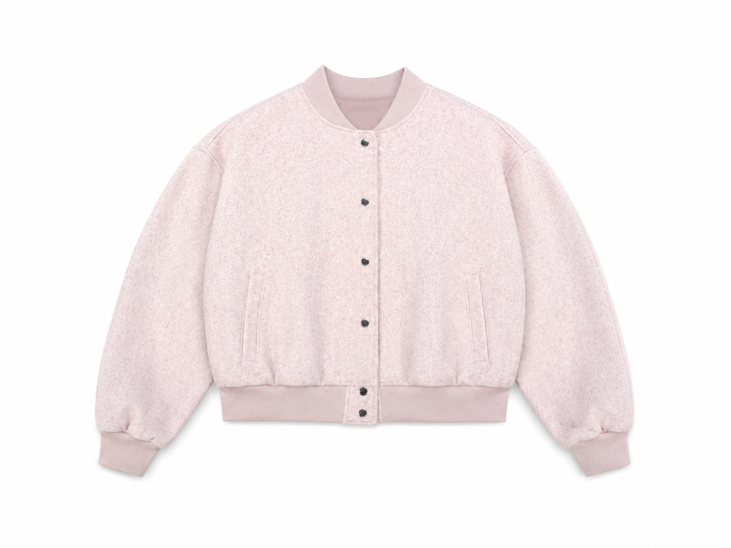 Chaqueta rosa tipo bomber
